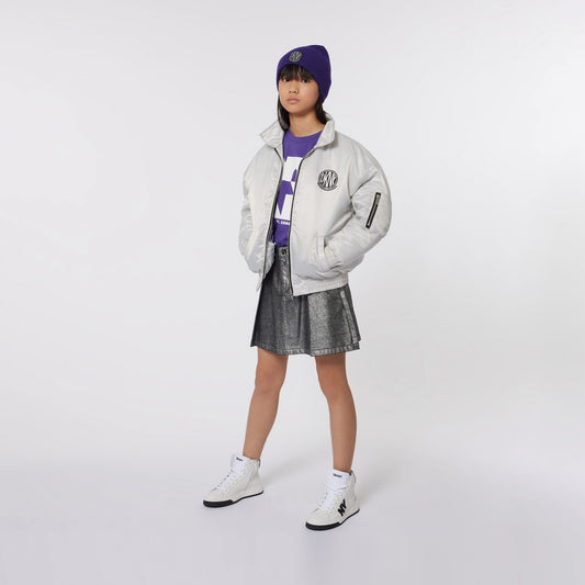 SMALL SLEEVE CREW NECK TEE WITH LOGO