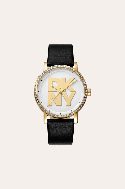 Women Soho Logo Black 36mm Watch