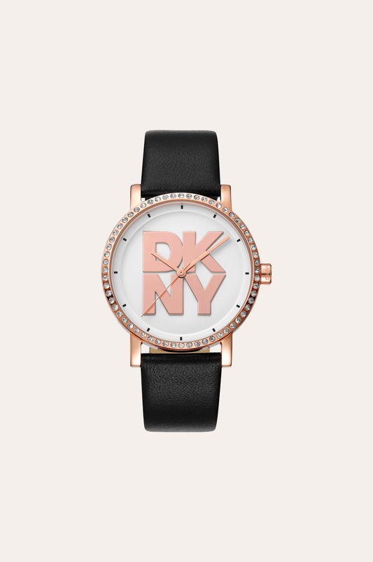 Women Soho Logo Black 36mm Watch