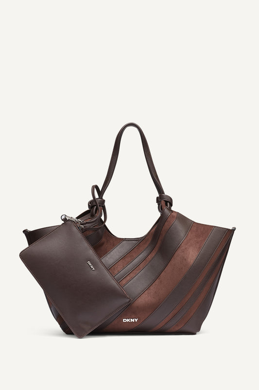 PAULA MEDIUM STRIPED TOTE