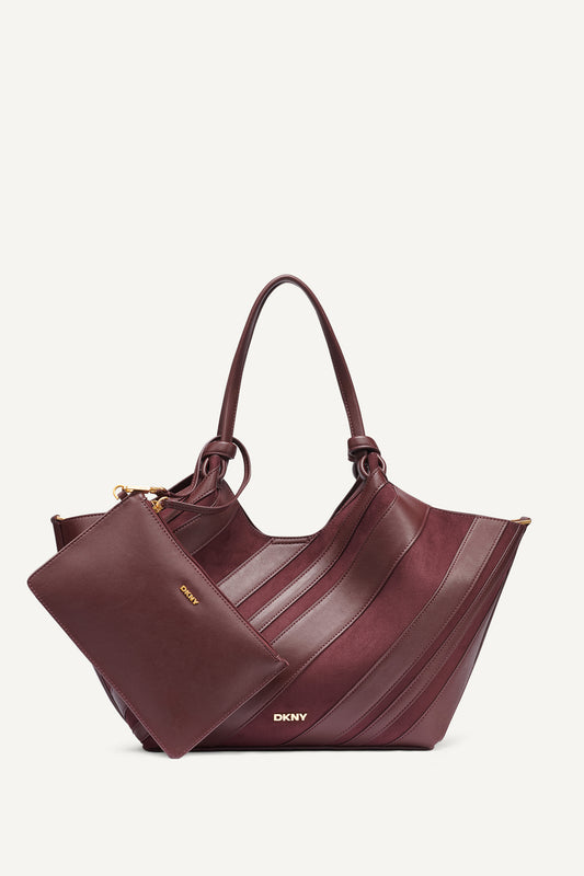 PAULA MEDIUM STRIPED TOTE