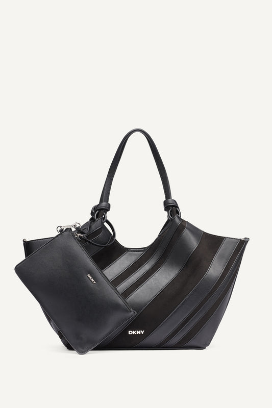 PAULA MEDIUM STRIPED TOTE