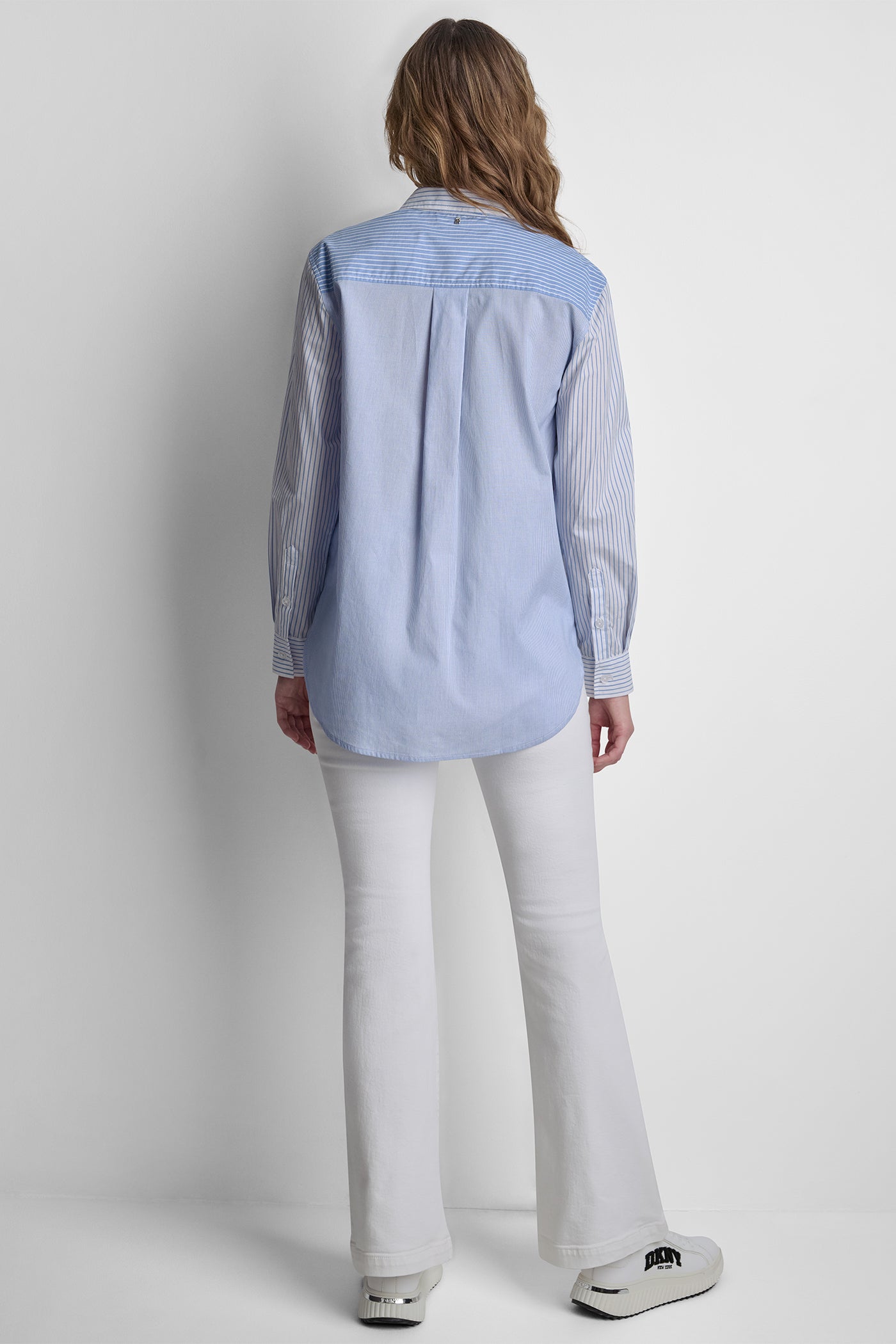 LONG SLEEVE POPLIN TOP