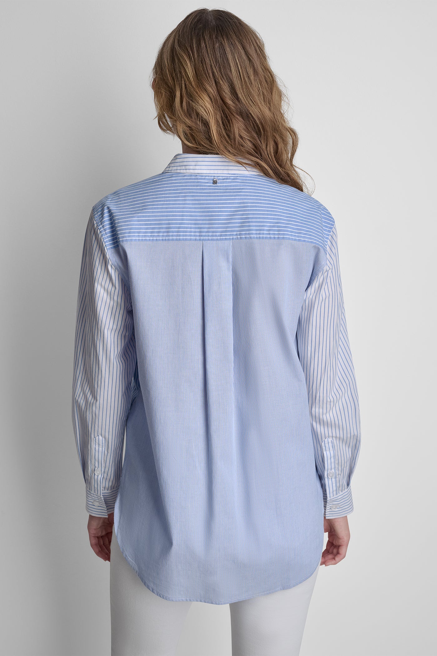LONG SLEEVE POPLIN TOP
