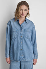 OVERSIZED SHIRT W LONG SLEEVE