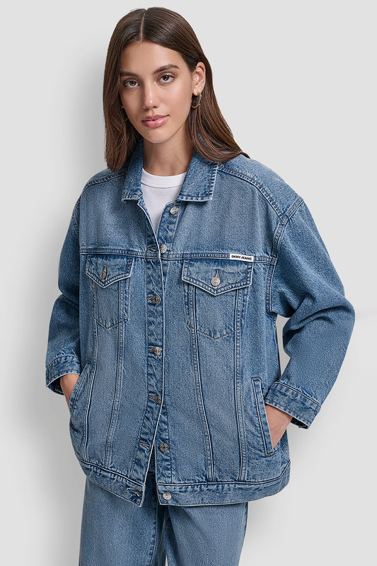 MAXI DENIM JACKET