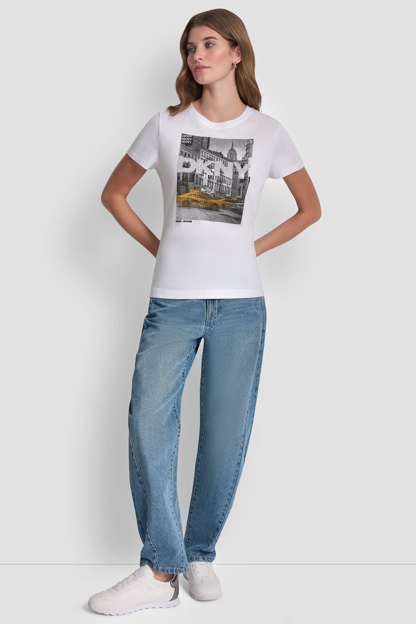 DKNY RHINESTONE TAXI TOP