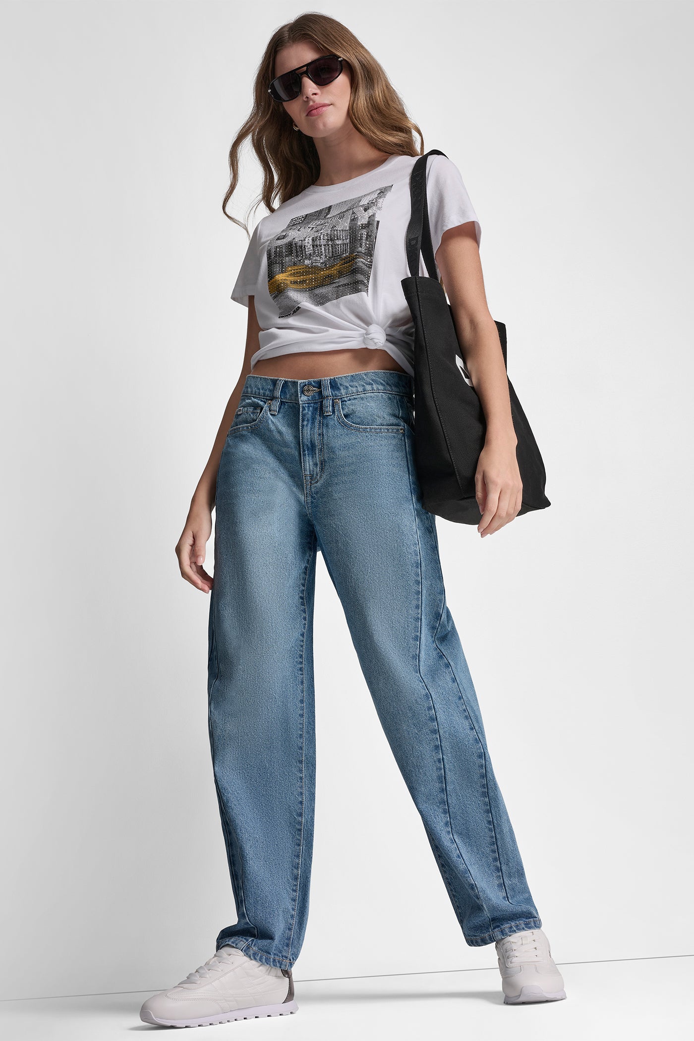 DKNY RHINESTONE TAXI TOP