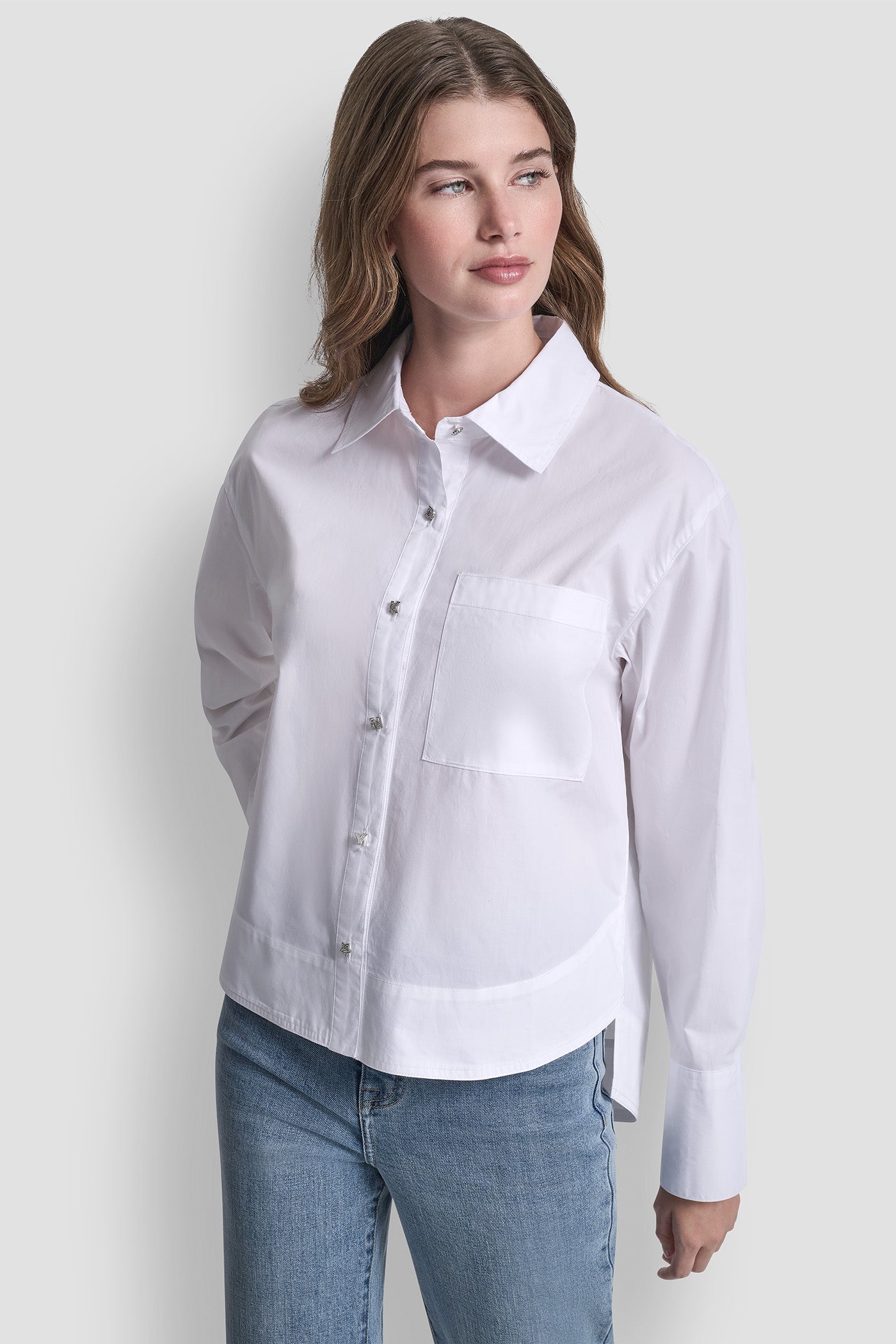 LONG SLEEVE BUTTON FRONT SHIRT