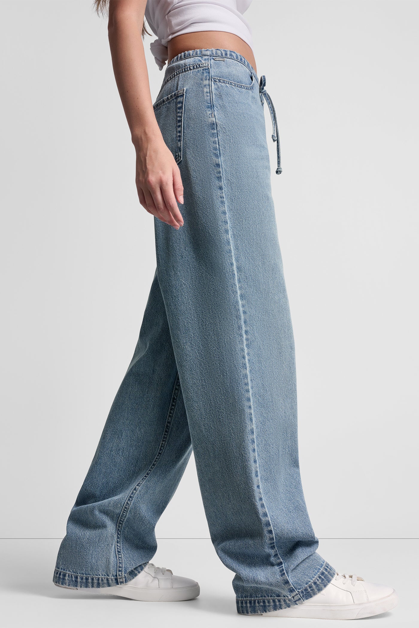 MID RISE FLOWY RELAX PANTS