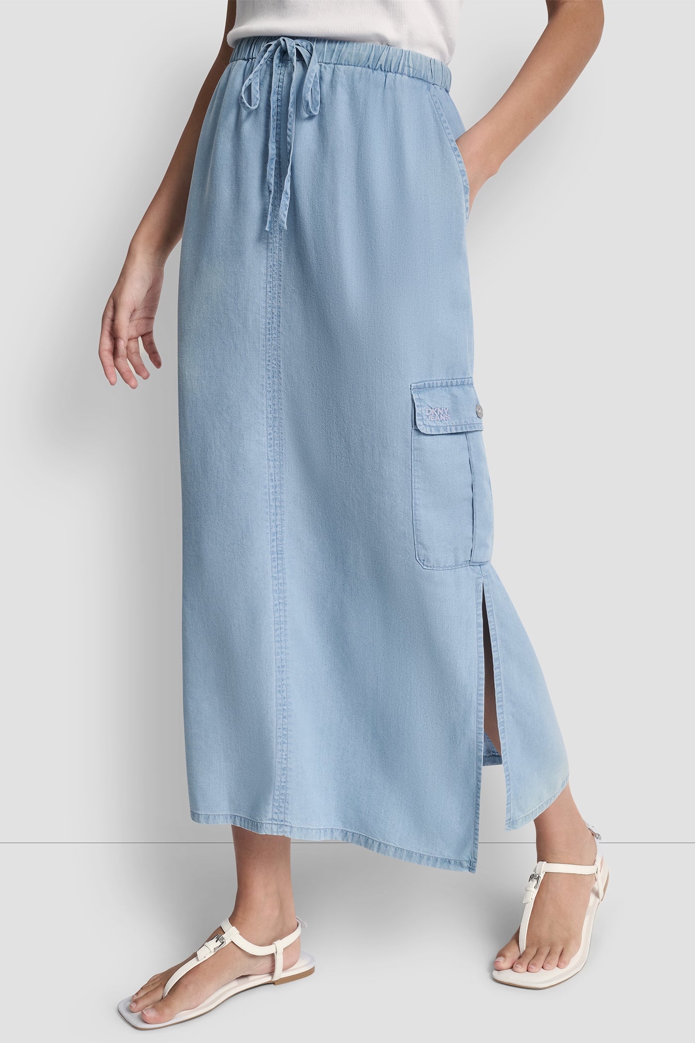 GARMENT DYE TIE WAIST