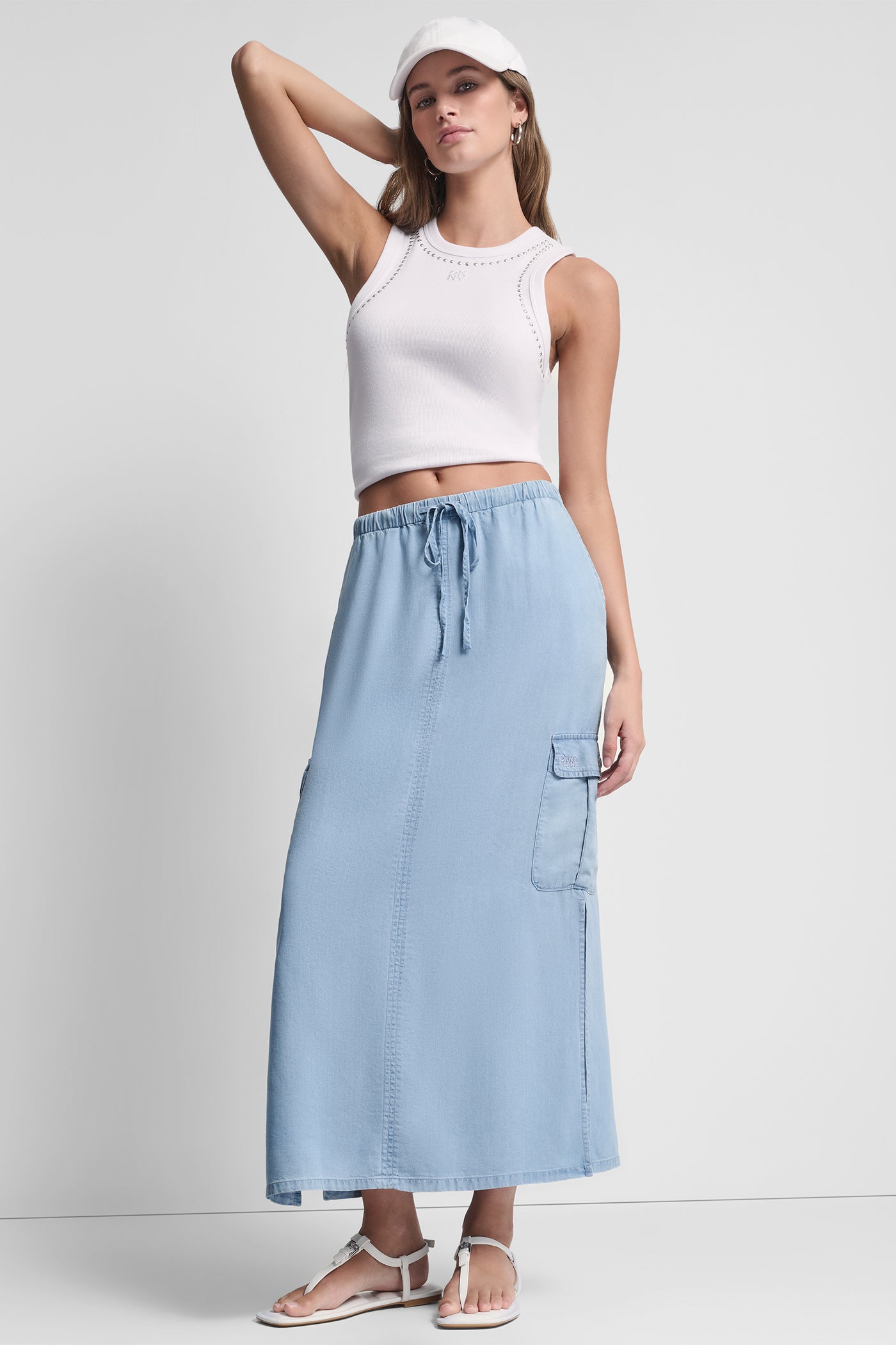 GARMENT DYE TIE WAIST