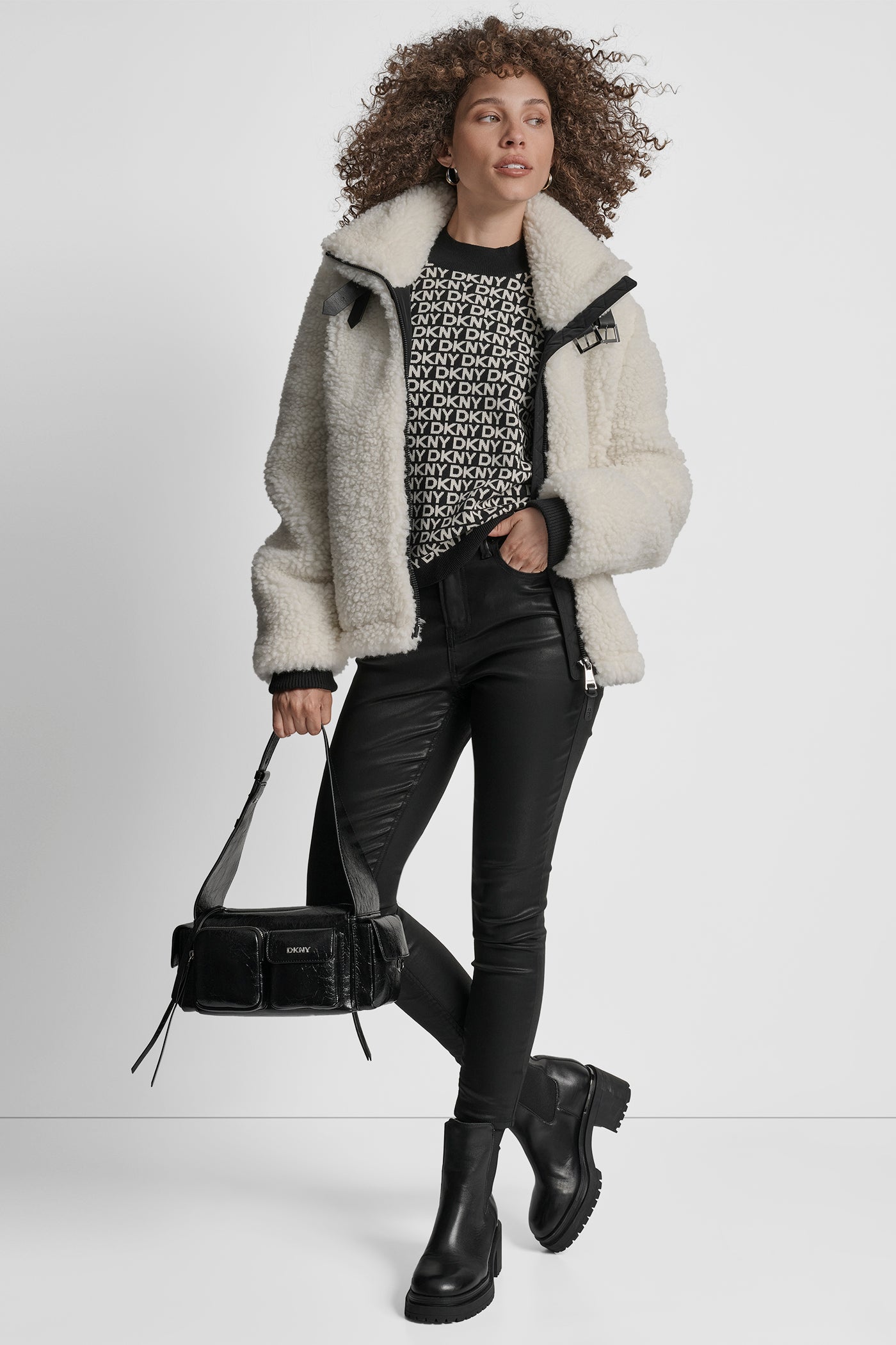 ZIP SHERPA JACKET BU