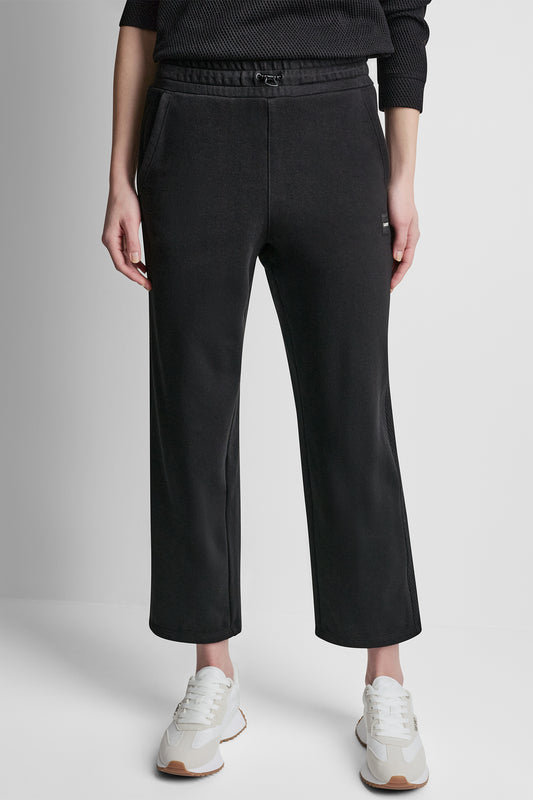 JACQUARD MIX HIGH-RISE PANTS