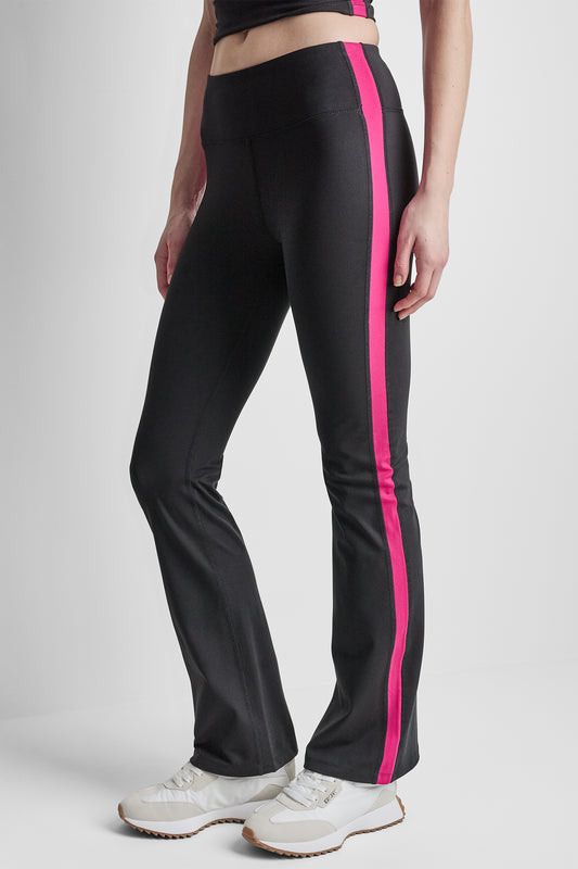 HIGH-RISE STRIPE FLARE LEGGING