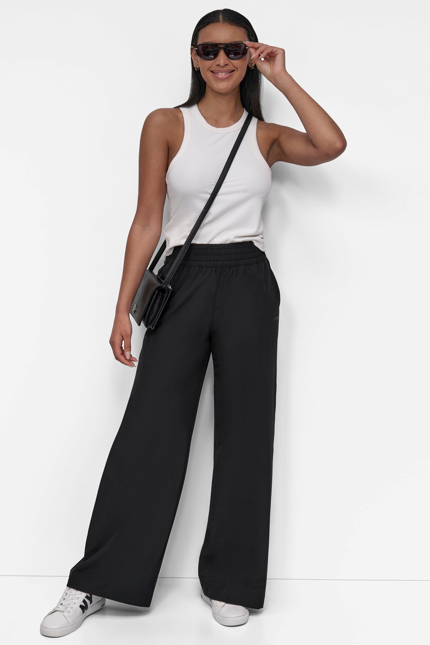 HI-RISE WIDE LEG PANTS