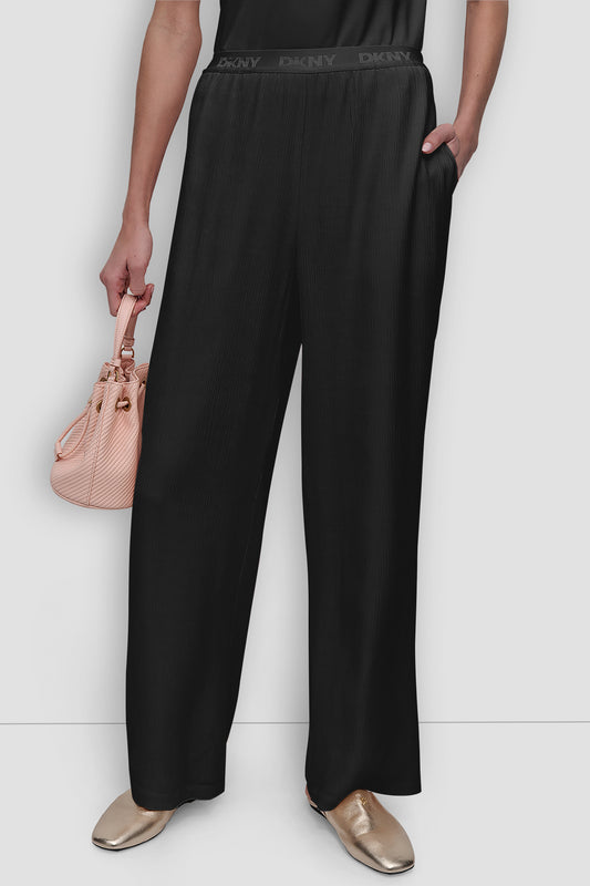 WIDE LEG PANT WITH LOGO