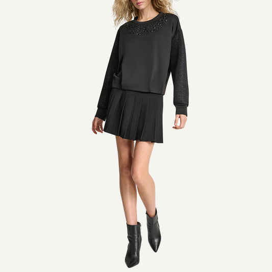 LONG SLEEVE MIX MEDIA BUBBLE