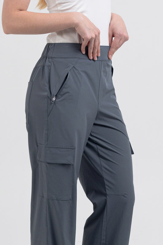 HIGH WAIST STRAIGNT LEG CARGO PANT