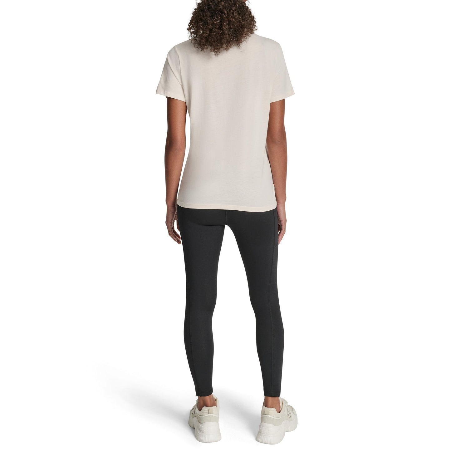 GLITTER SHORT SLEEVE CREW NECK TEE