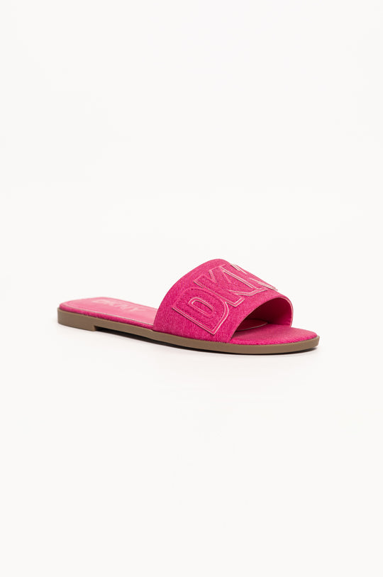 DKNY WILLOW FLAT SLIDE PINK