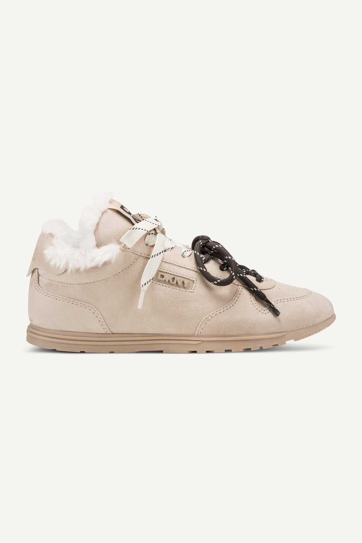 AMANDA FAUX SHEARLING LOW-TOP SNEAKER