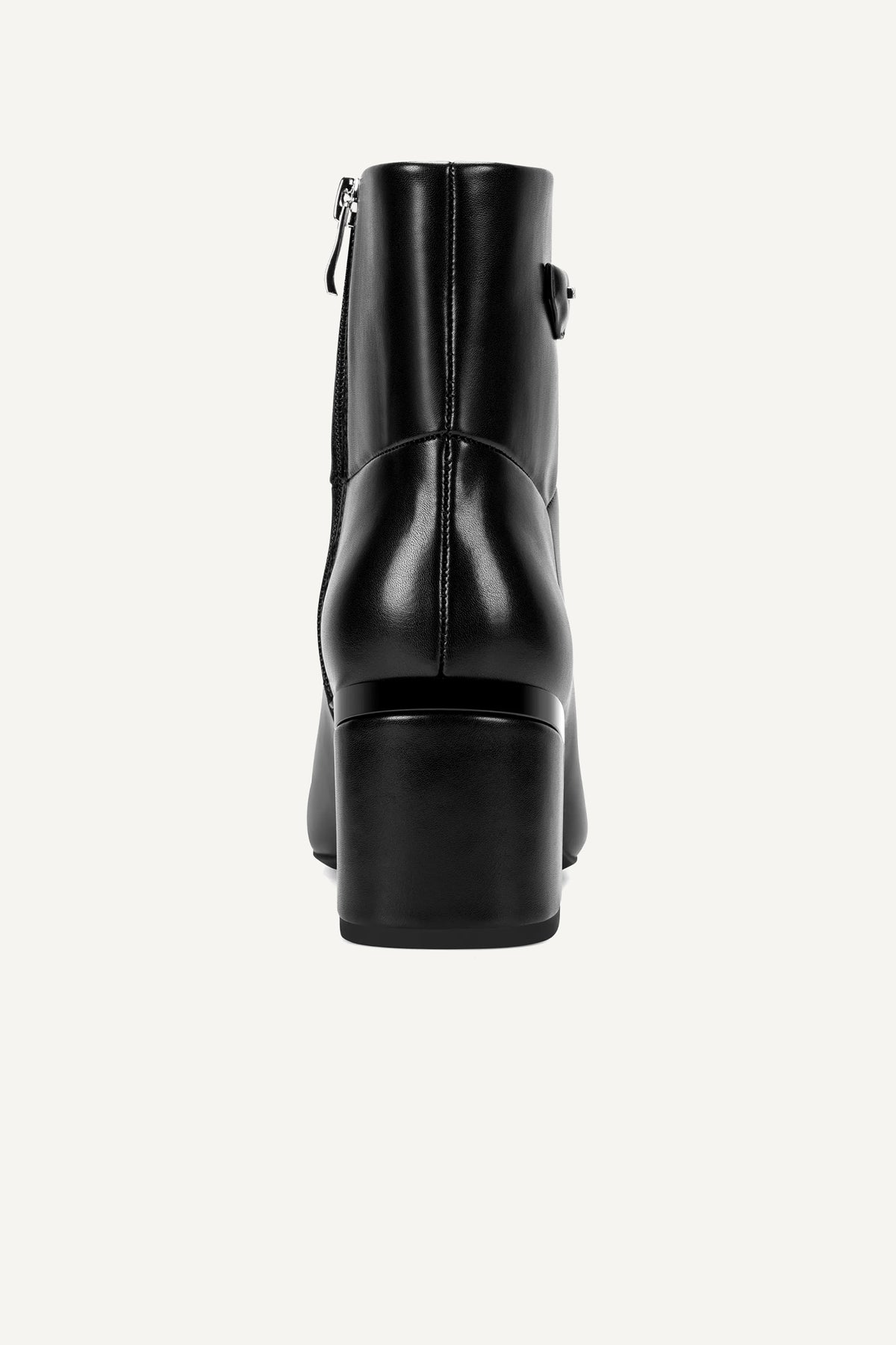 KENDRA WIDE - HEELED BOOTS