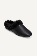 DELMAR MULE FUR WIDE