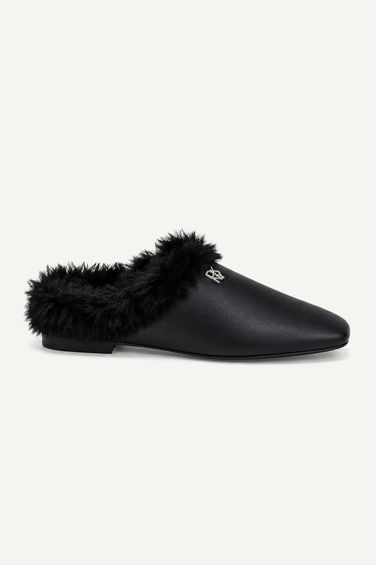 DELMAR MULE FUR WIDE