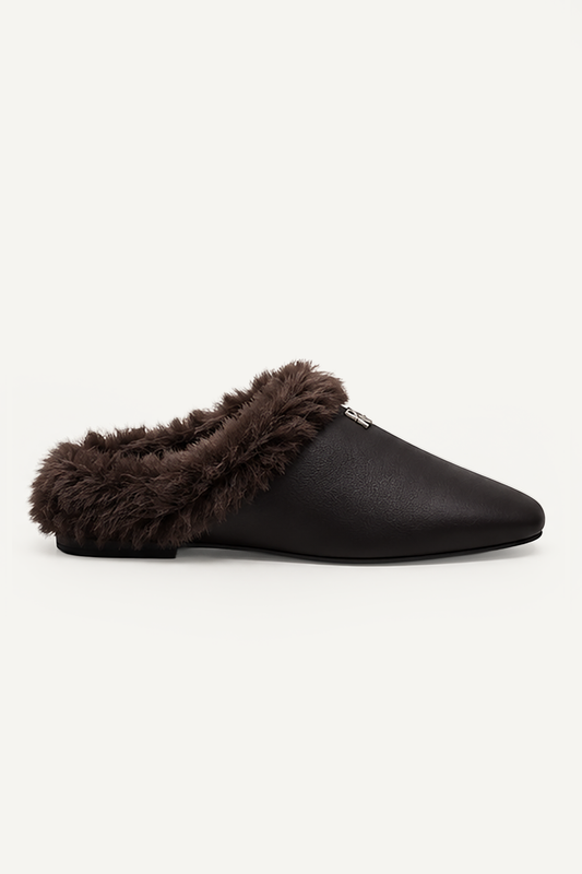 DELMAR MULE FUR WIDE