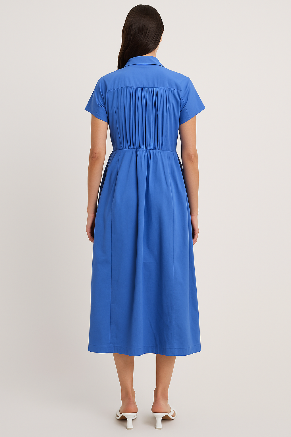 S/S BTN DOWN A-LINE