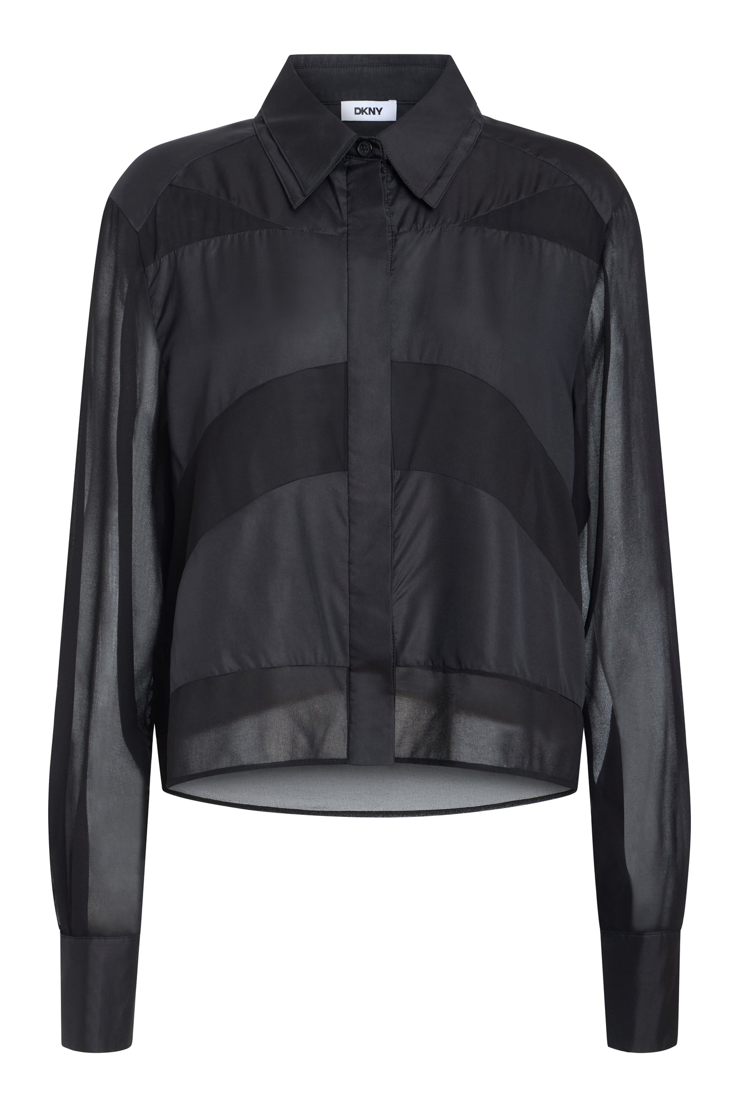 LONG SLEEVE CHIFFON LOGO BTT