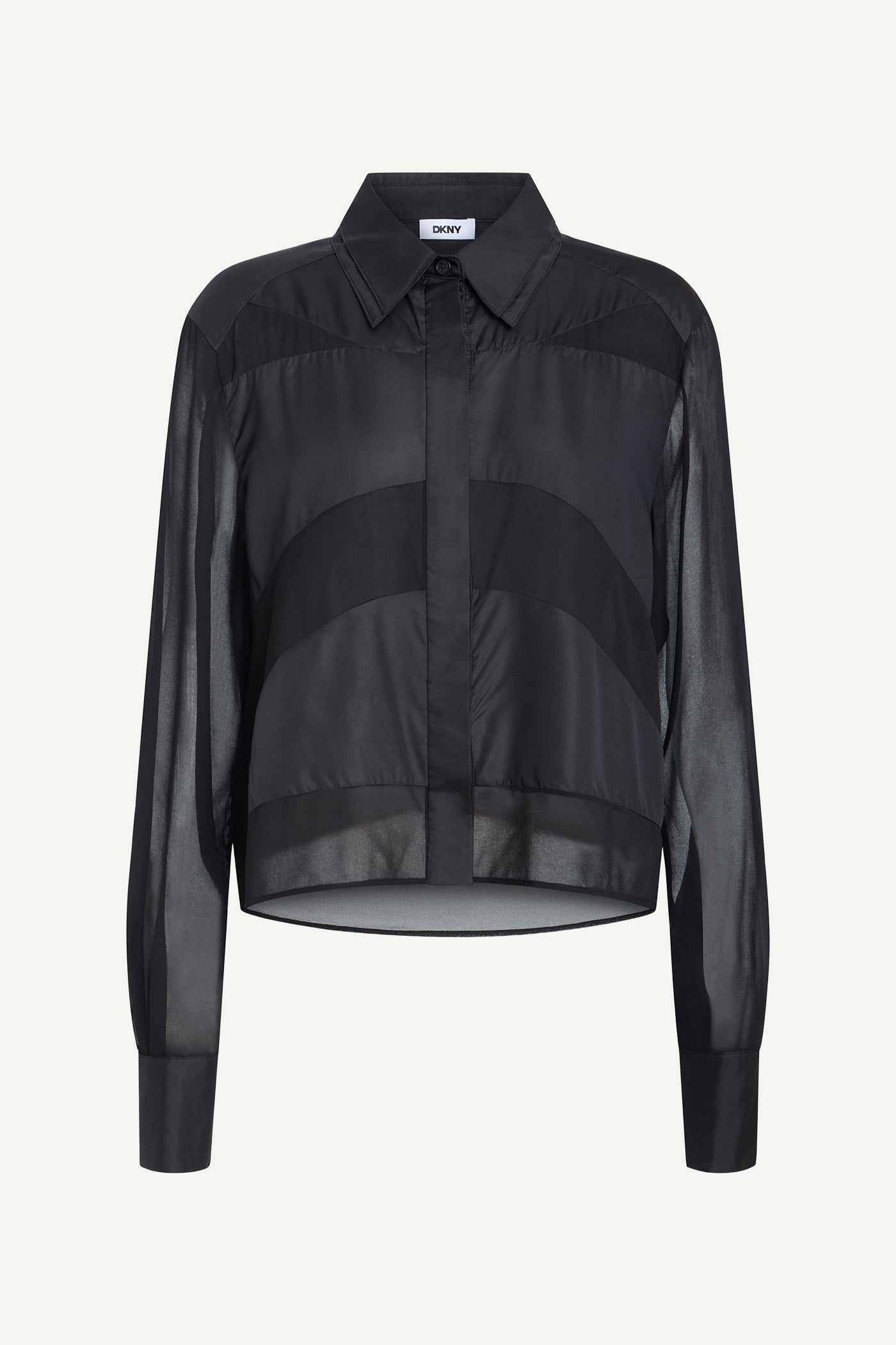 LONG SLEEVE CHIFFON LOGO BTT