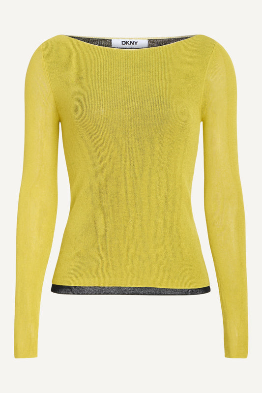 LONG SLEEVE DOUBLE LAYER COLOR