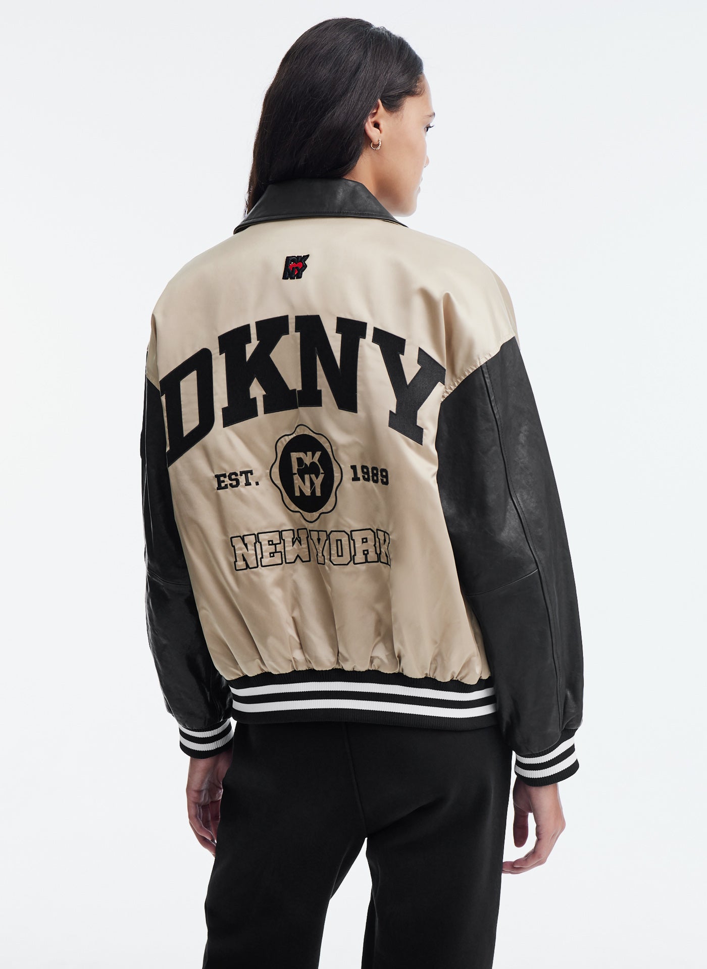 Long Sleeve Varsity Jacket With Logo