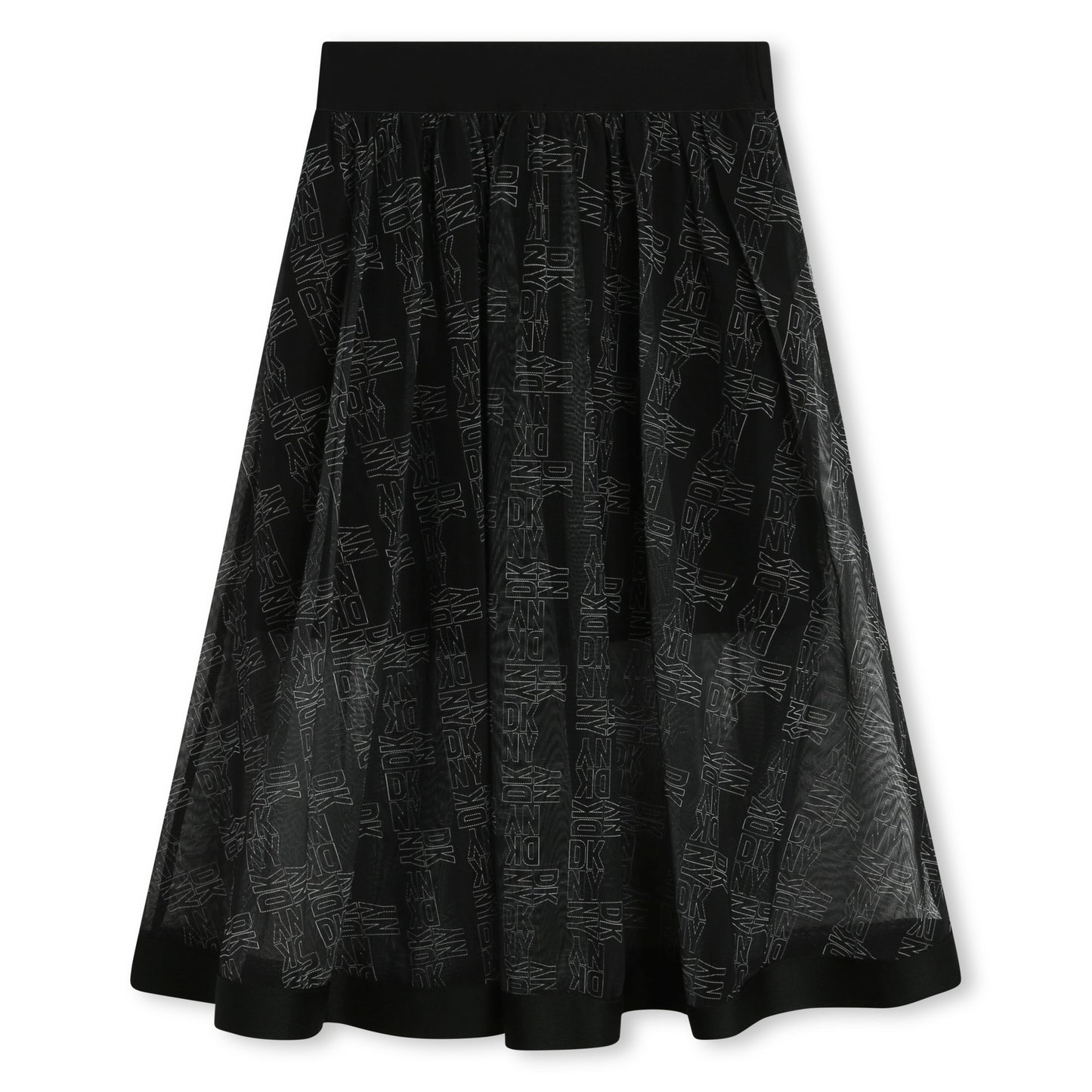 A-Line Skirt With Logo Print