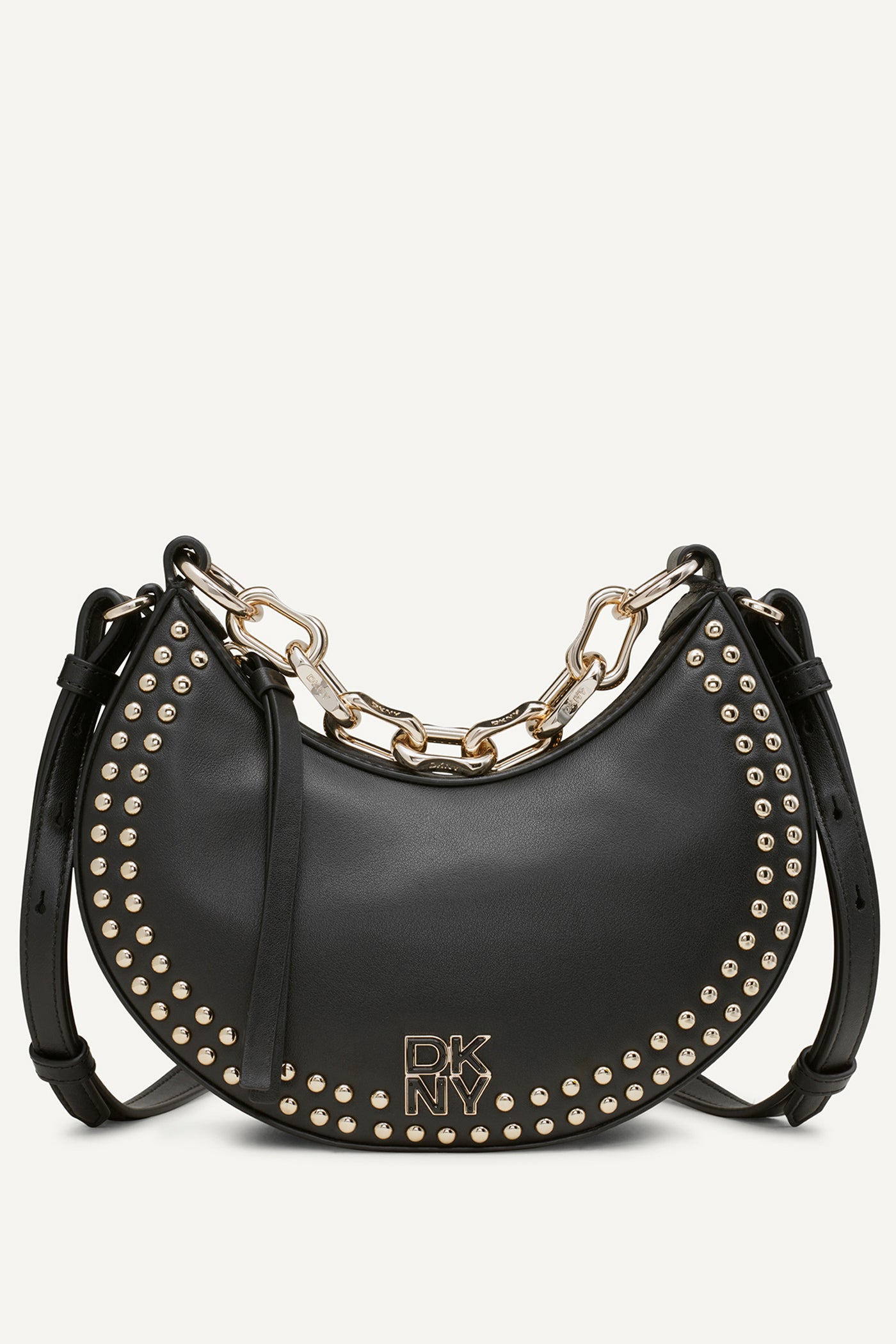 LES MINI STUDDED CHAIN SHOULDER BAG