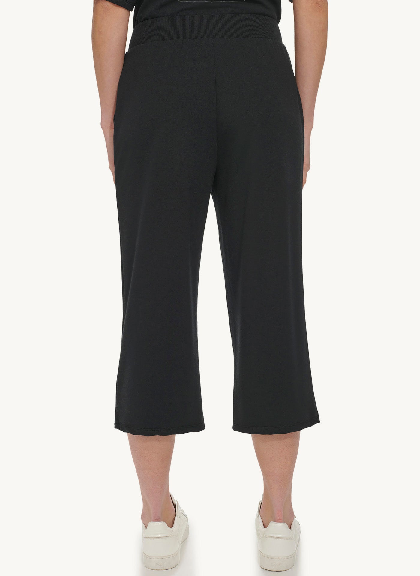 Cropped Wide Leg Pant With Pockets