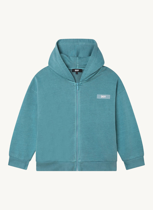 Long Sleeve Hooded Top With Logo