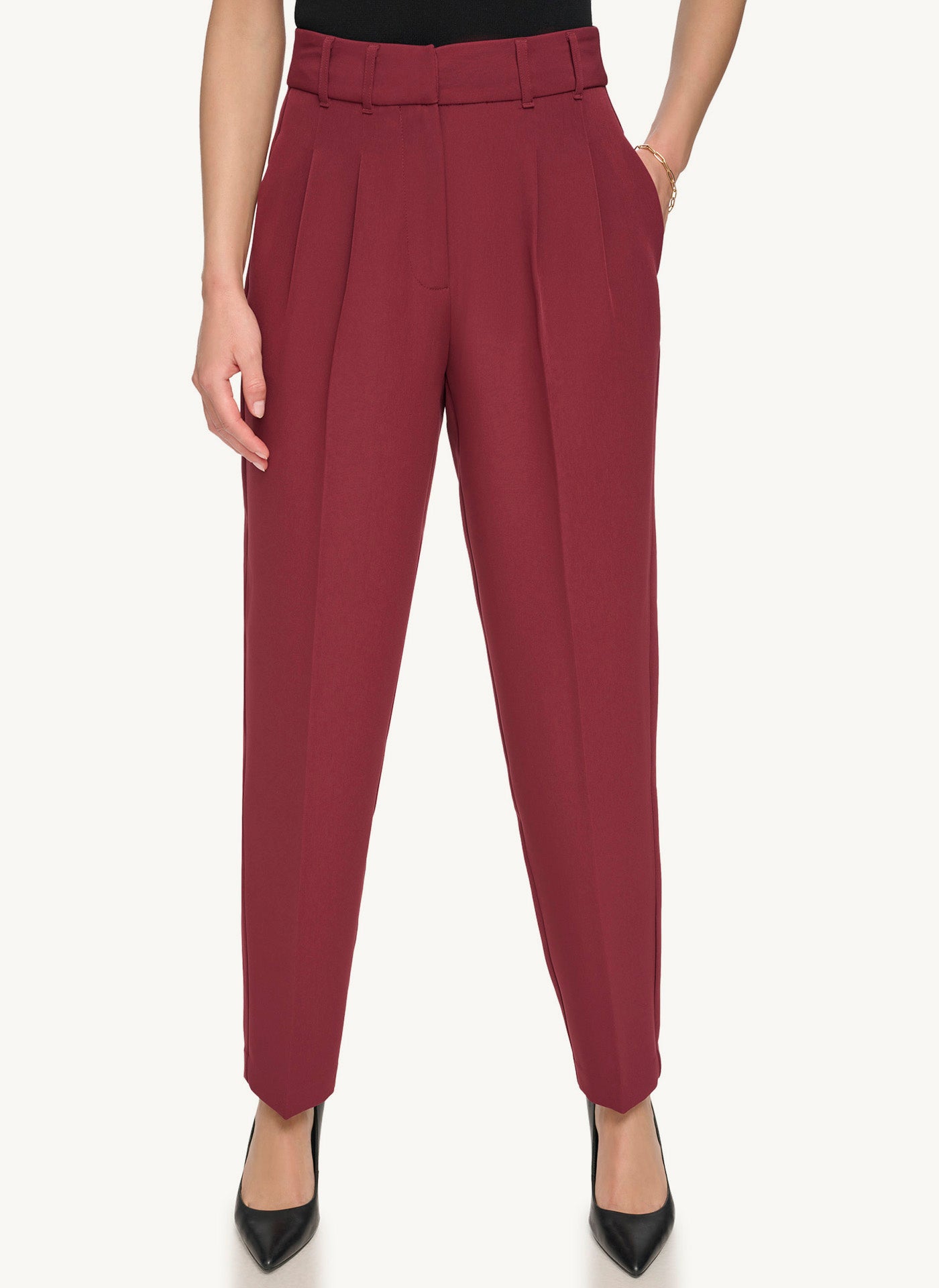 High Rise Straight Pants