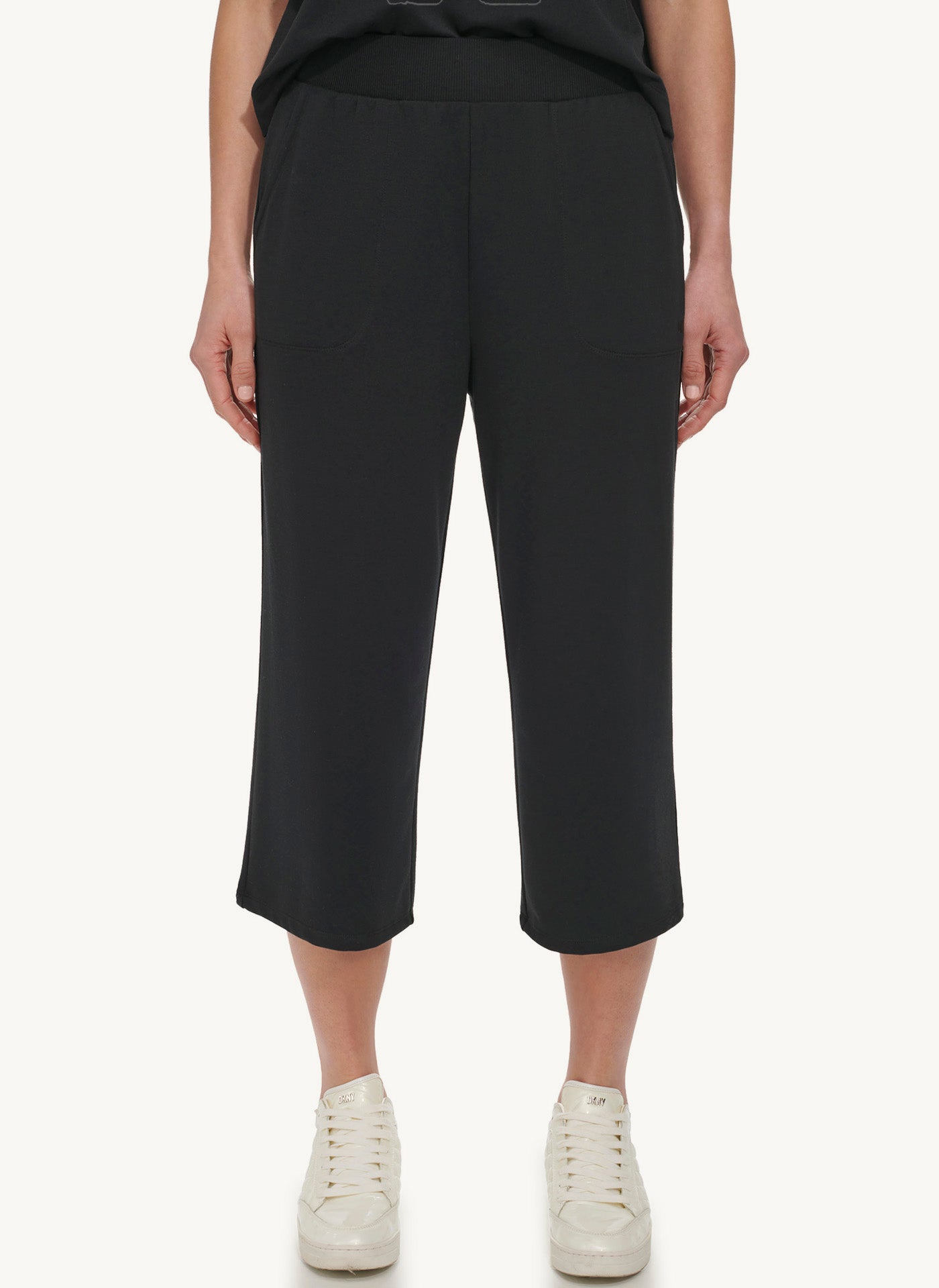 Cropped Wide Leg Pant With Pockets