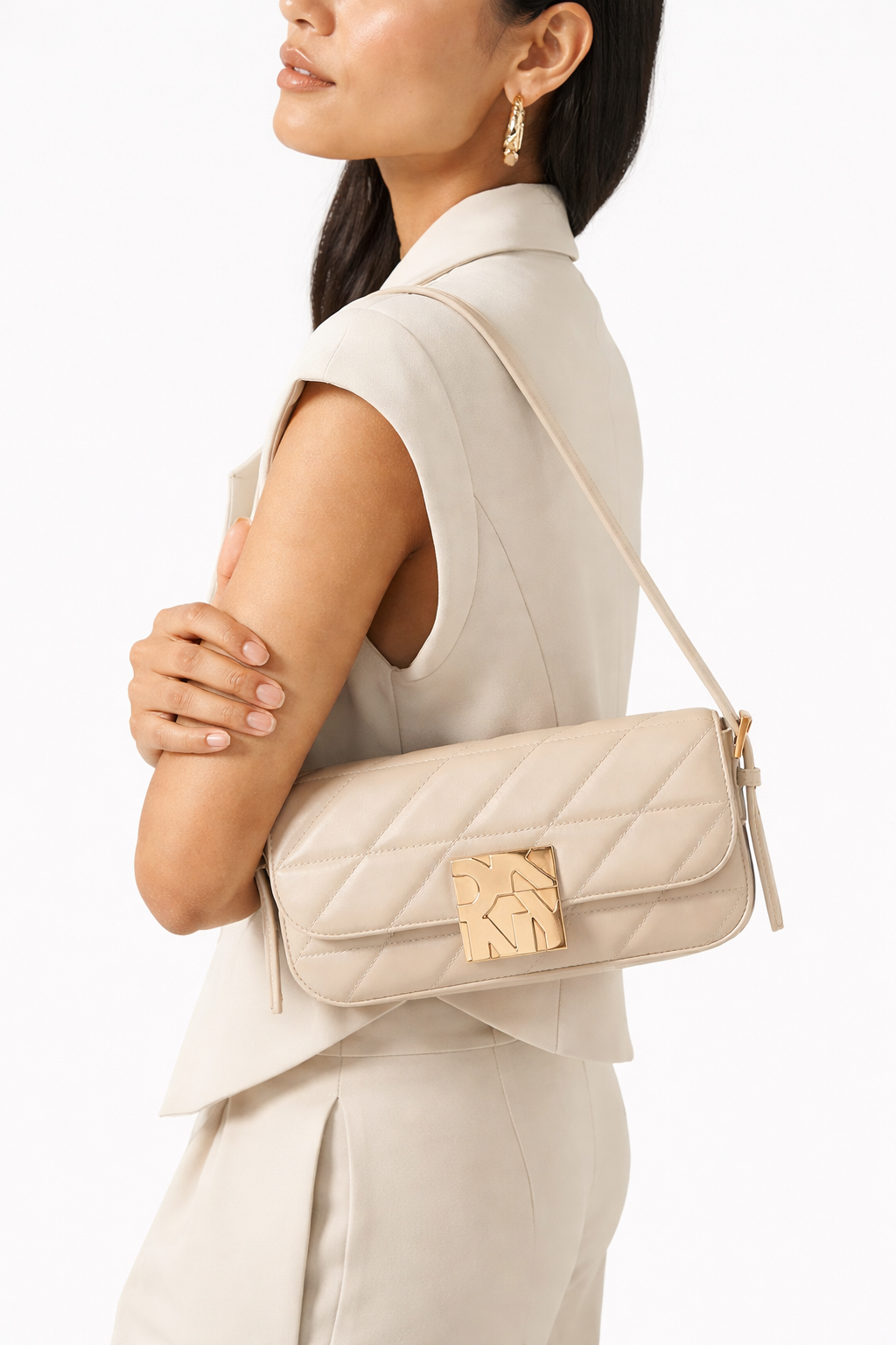 حقيبة كتف دارسي بغطاء قلاب