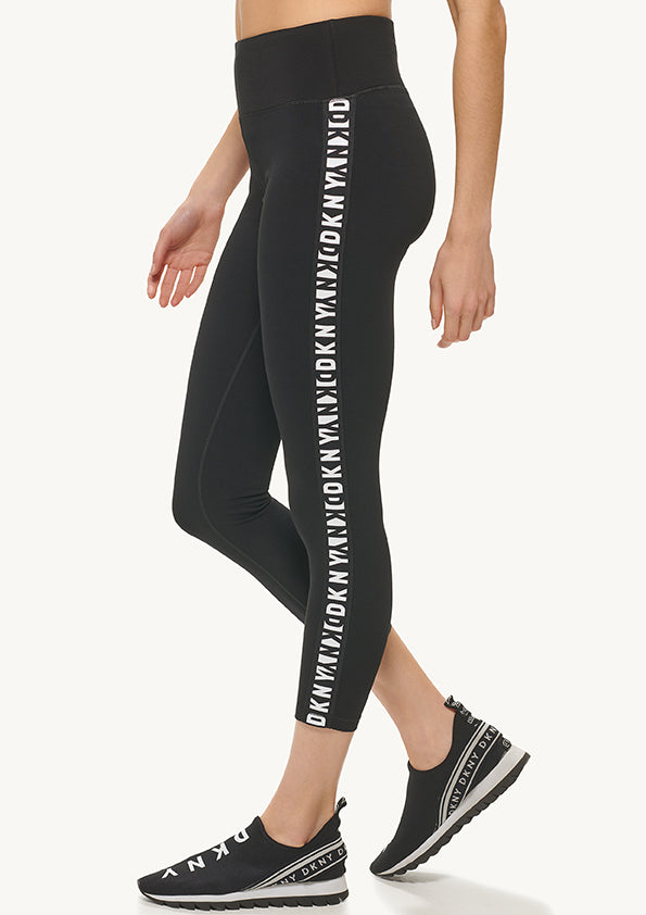 Highwaist Tights With Logo Tape