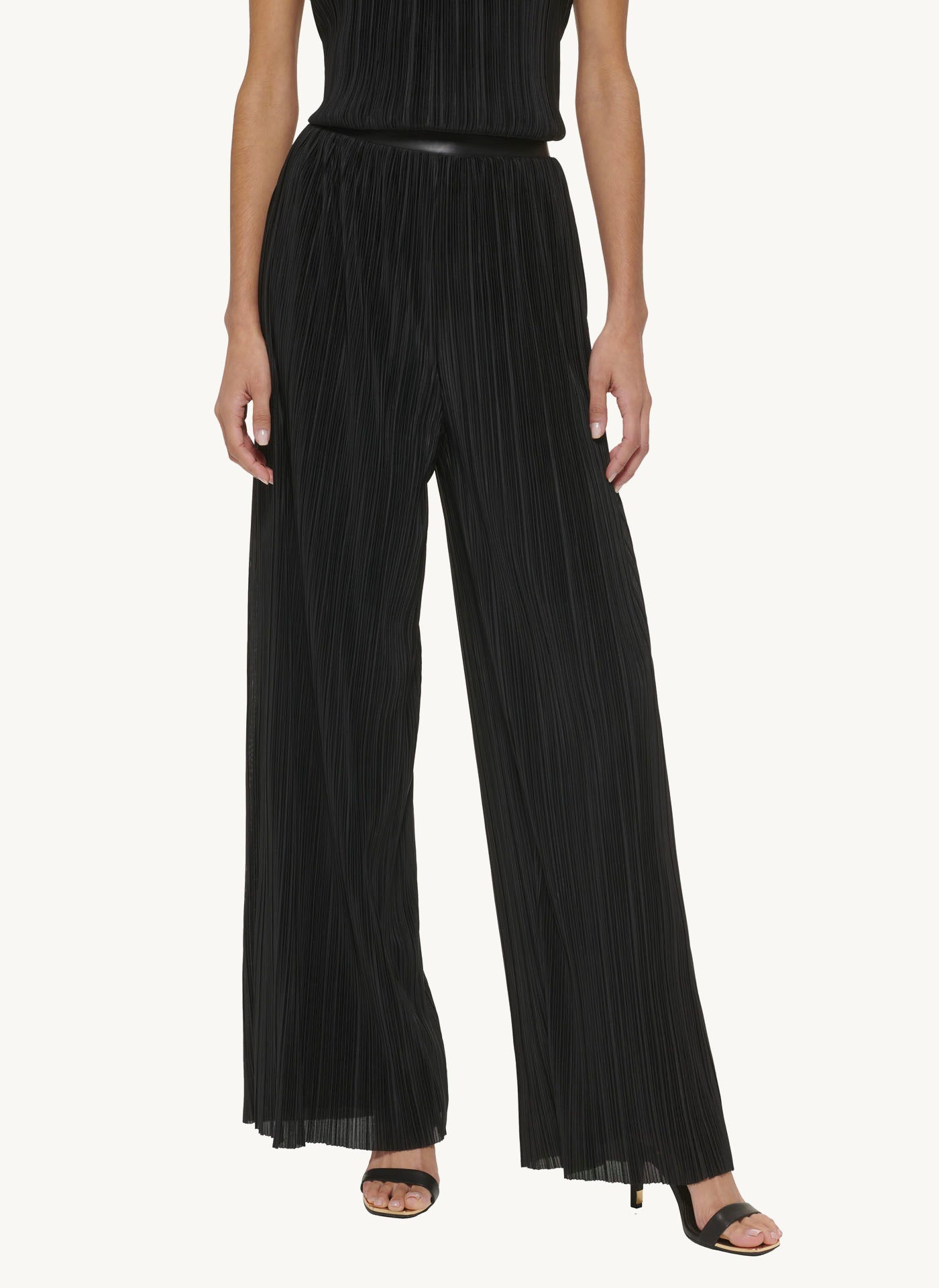 High Rise Wide Leg Pants