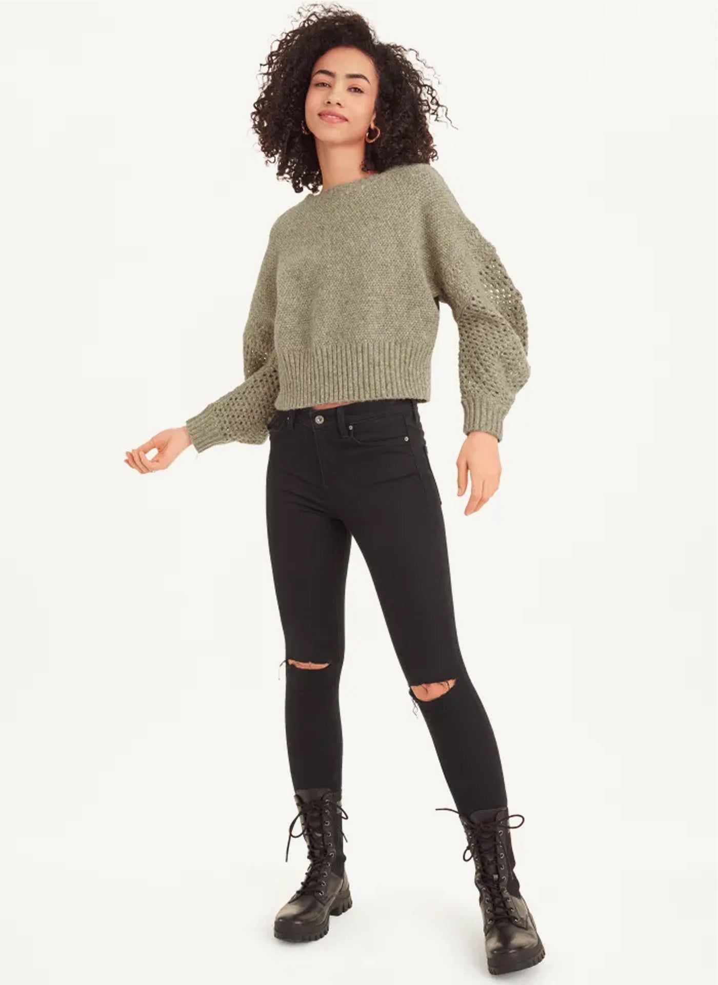 Long Sleeve Crew Neck Sweater