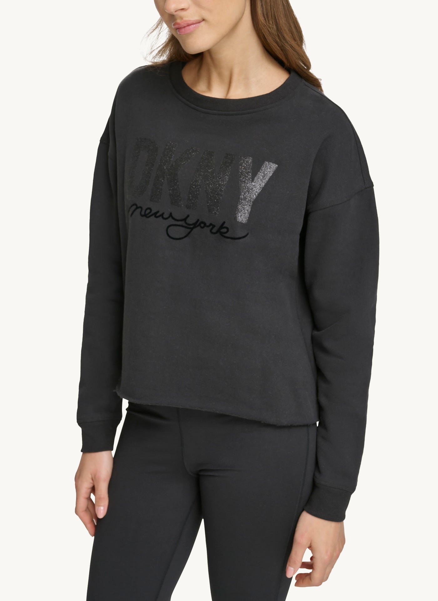 Long Sleeve Crew Neck Sweatshirt With Logo