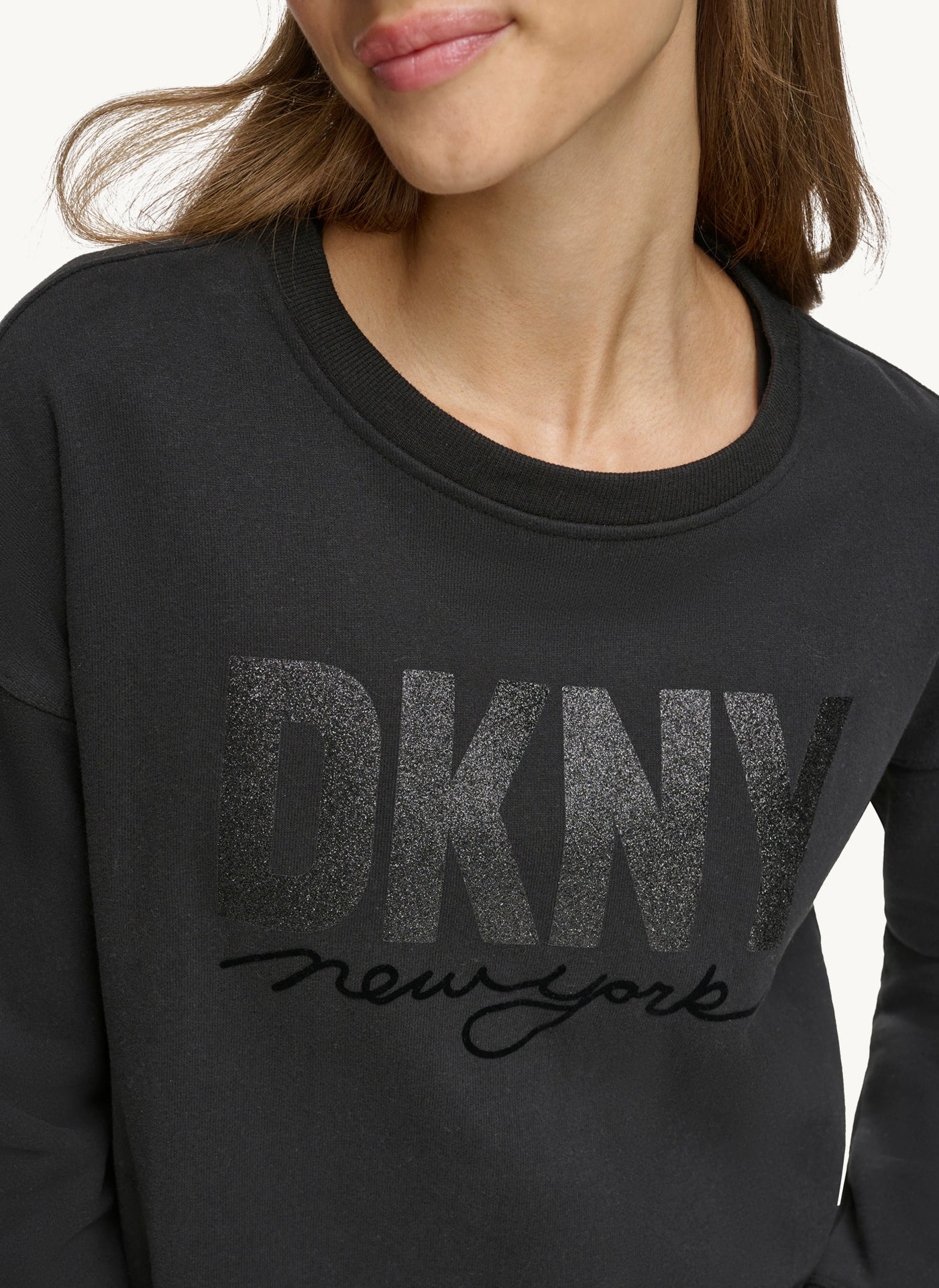 Long Sleeve Crew Neck Sweatshirt With Logo