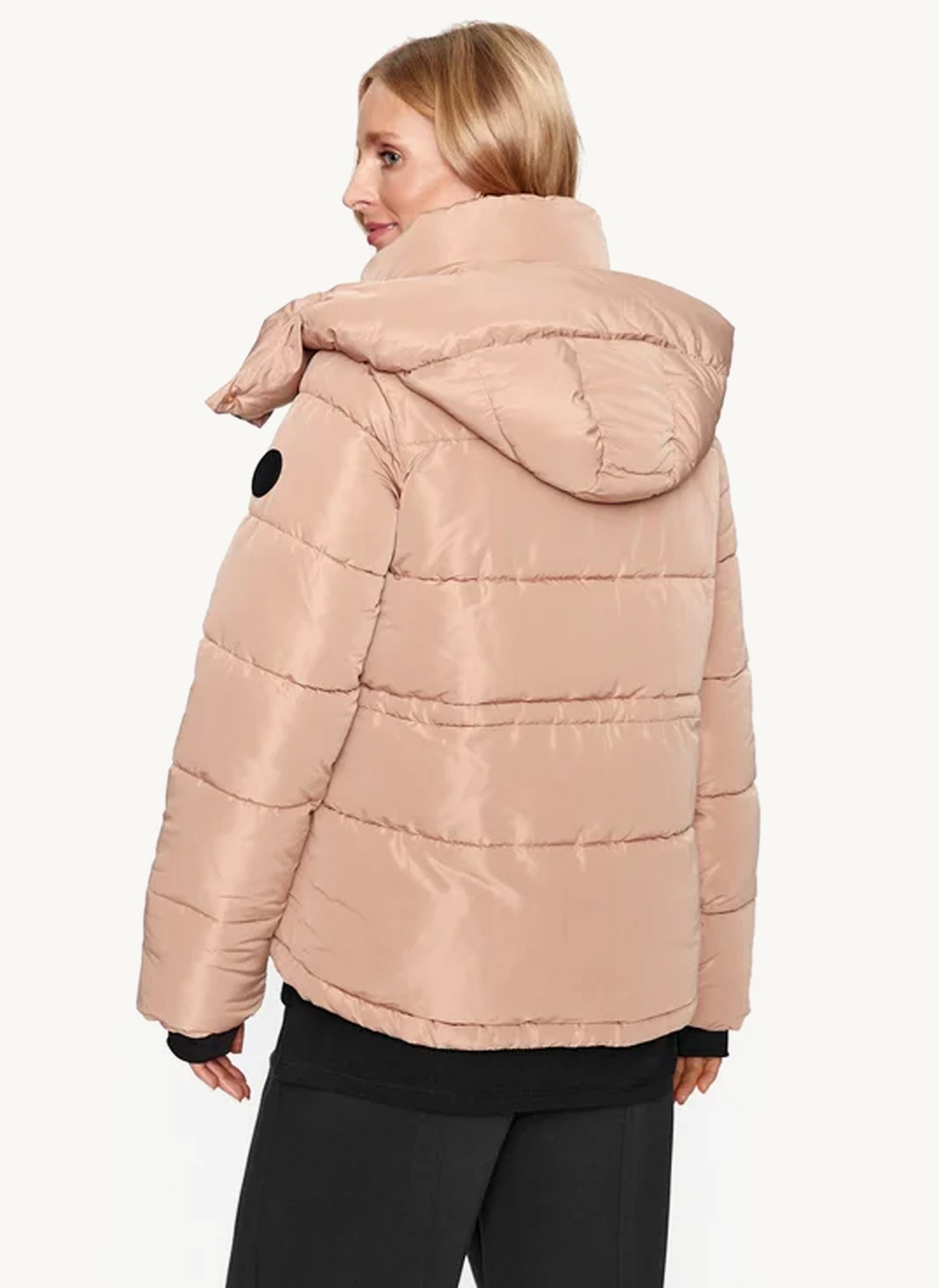 Long Sleeve Puffer With Removeable Hood