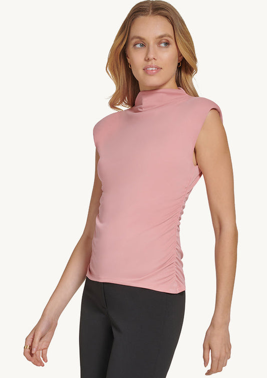 Sleeveless Side Ruch Top